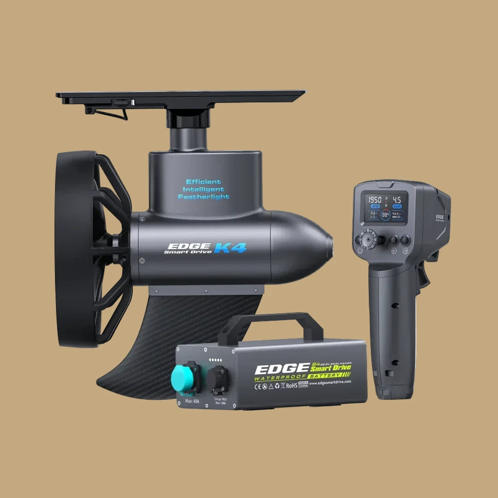 EDGE K4 Finne -  Elektrischer SUP- & Kajak-Antrieb 400W