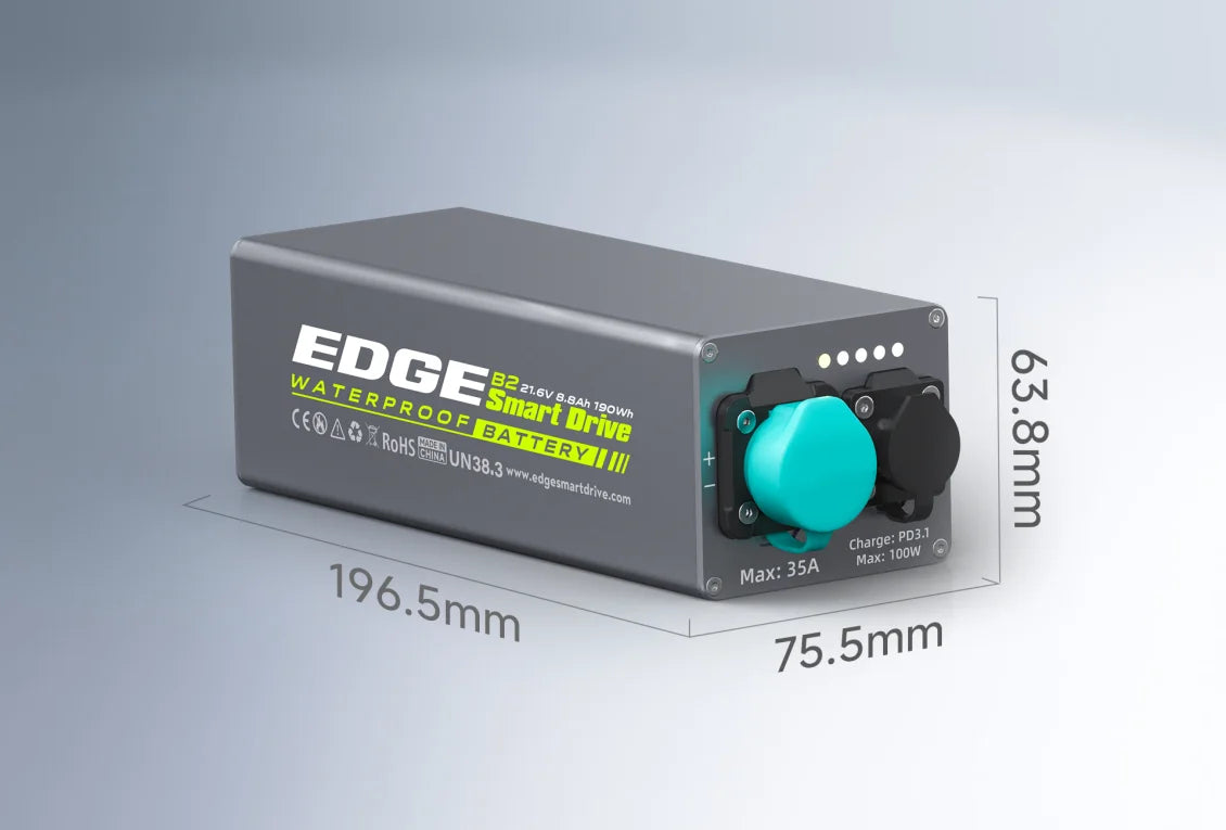 EDGE K4 Finne -  Elektrischer SUP- & Kajak-Antrieb 400W