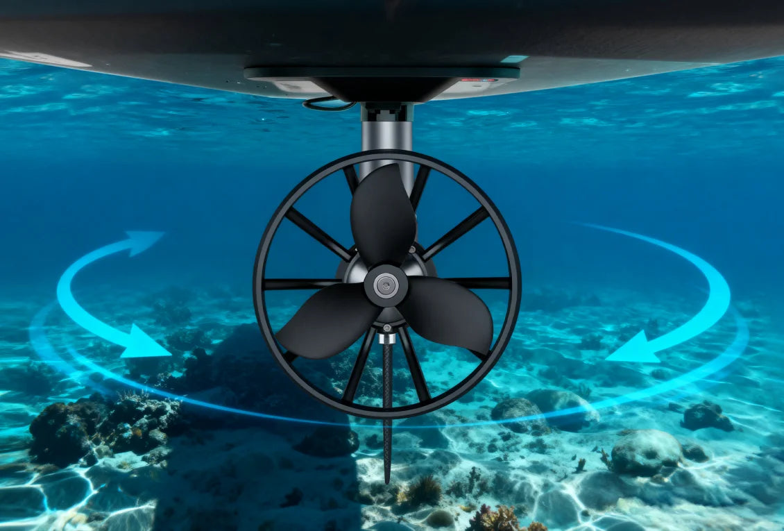 EDGE K4 Finne -  Elektrischer SUP- & Kajak-Antrieb 400W