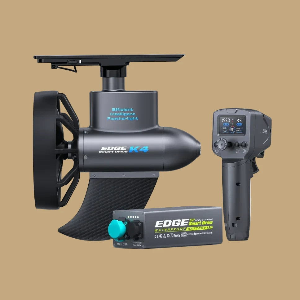 EDGE K4 Finne -  Elektrischer SUP- & Kajak-Antrieb 400W