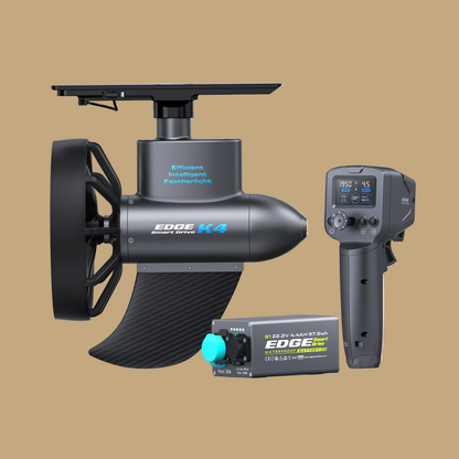 EDGE K4 Finne -  Elektrischer SUP- & Kajak-Antrieb 400W